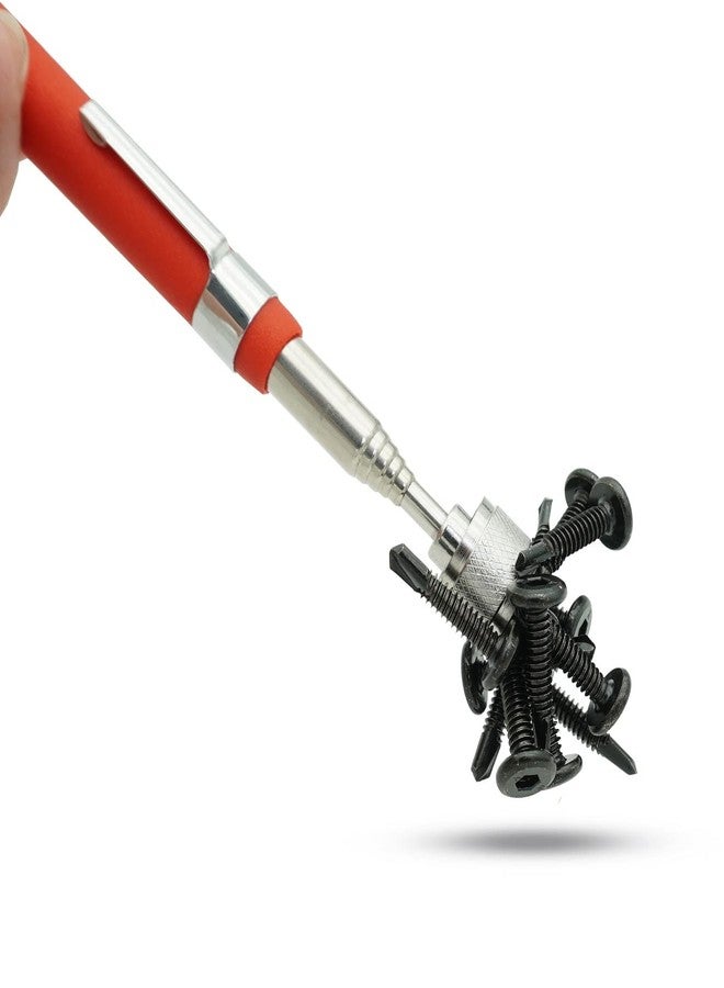 guti-more GUTIMORE Magnetic Pickup Tool Pack of 2, Flexible Magnetic Pickup 2LB,Telescoping Magnet Pickup 10LB,Strong Magnet for Hard to Reach Keys,Bolts,Nuts and Screws for Car and Home… - Image 2